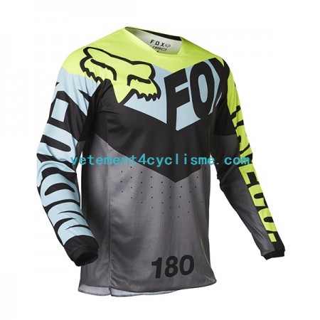 Homme Maillot VTT/Motocross Manches Longues 2023 Fox Racing 180 Trice N001